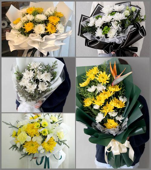 贵州毕节市威宁县草海镇下坝村白事花束代送